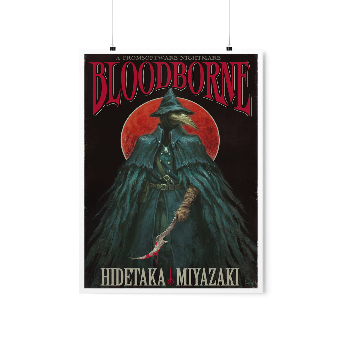 Bloodborne Book Cover – Print Zenny